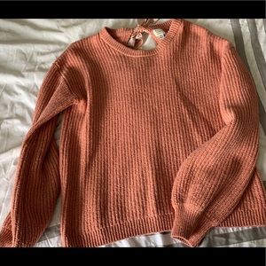 Comfy coral sweater